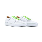 Sneaker Smooth Leather // White + Green (Euro: 42)