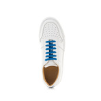 Sneaker Smooth Leather // White + Blue + Green (Euro: 46)