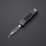 Dagger Double Serrated Blade // Black (Large)