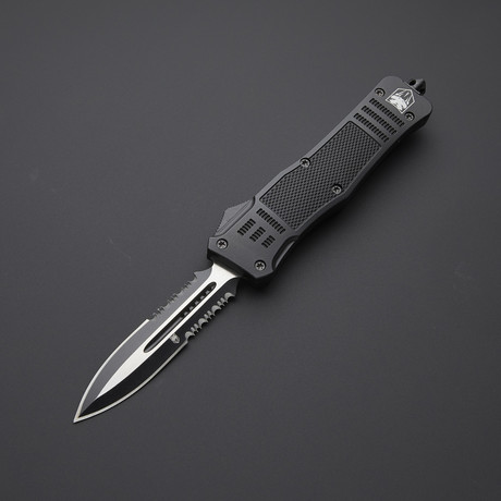 Dagger Double Serrated Blade // Black (Small)