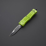 Drop Point Serrated Blade // Zombie Green