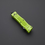 Drop Point Serrated Blade // Zombie Green