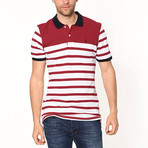 Polo Shirt // Red Stripe (M)