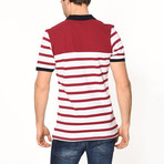 Polo Shirt // Red Stripe (L)