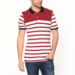 Polo Shirt // Red Stripe (L)