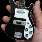 RUSH // Geddy Lee 4001 Bass Miniature Guitar Replica