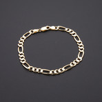 6 mm Heavyweight Figaro Chain Bracelet