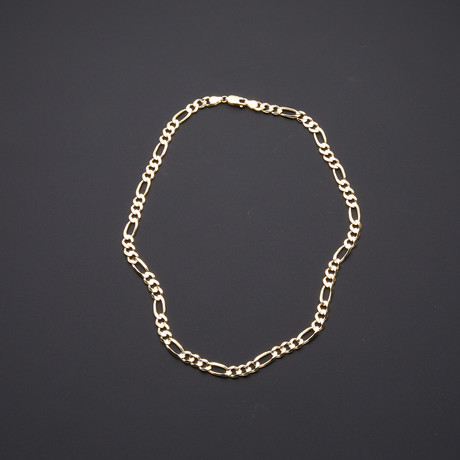 6mm Heavyweight Figaro Chain Necklace (18")