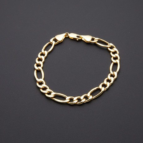 8.3mm Thick Figaro Chain Bracelet