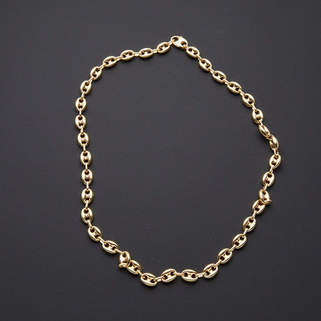 Puff Anchor Chain Necklace // 9.5mm (24")