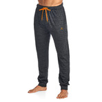 Linear Striation Joggers // Charcoal + Heather Gray (S)
