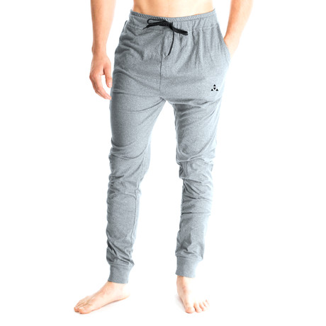 Mock Twist Joggers // Light Heather Gray (L)