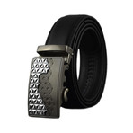 Jayson Automatic Adjustable Belt // Black + Gunmetal Black Buckle