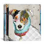 Jack Russell Rat Terrier Mix // Michel Keck (18"W x 18"H x 0.75"D)