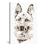 German Shepherd // Cristian Mielu (26"W x 18"H x 0.75"D)