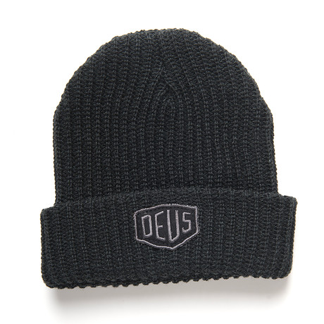 Melange Beanie // Black