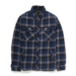 Maxwell Plaid Overshirt // Navy Plaid (XS)