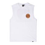 Good Time Muscle // White (XS)