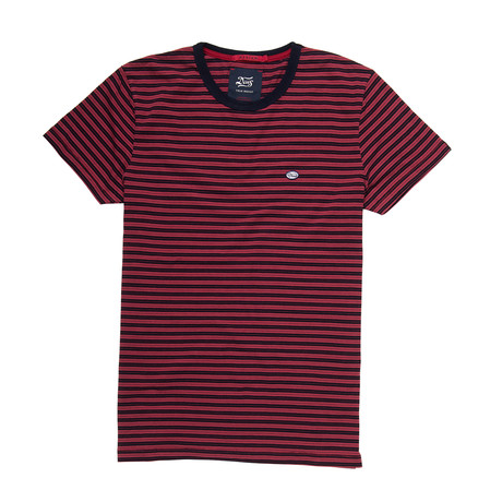 Wei Indigo Stripe // Red (XS)