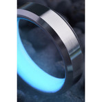 T1 Titanium Glow Ring // Blue (5)