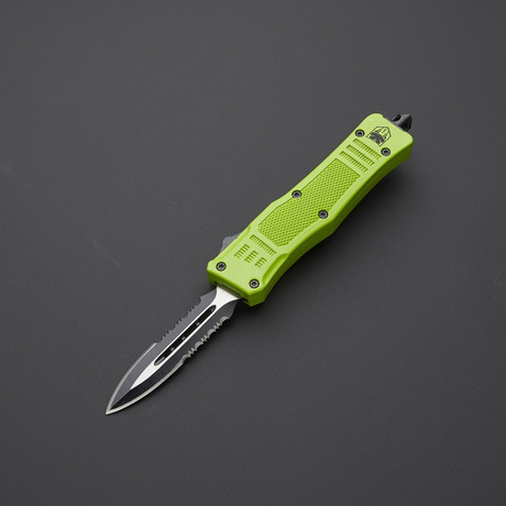 Dagger Double Serrated Blade // Zombie Green