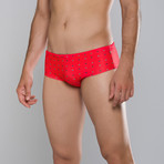 Smart Brief Flag // Smoothy Red (Small)