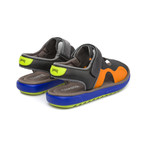 Marges Sport Sandal // Black + Blue + Orange (Euro: 39)