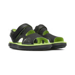 Marges Sport Sandal // Black + Grey + Lime (Euro: 43)