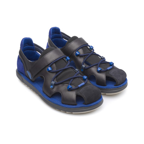 Marges Sandal // Black + Blue (Euro: 39)
