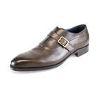 Good Year Welt Leather Cross Strap Shoes // Brown (US: 7)