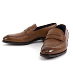 Leather Penny Loafers // Brown (US: 7)