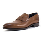 Leather Penny Loafers // Brown (US: 7)
