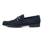 Suede Leather Loafers // Blue (US: 7)
