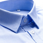 Cabrera Plain Slim Fit Dress Shirt // Maya Blue (M)