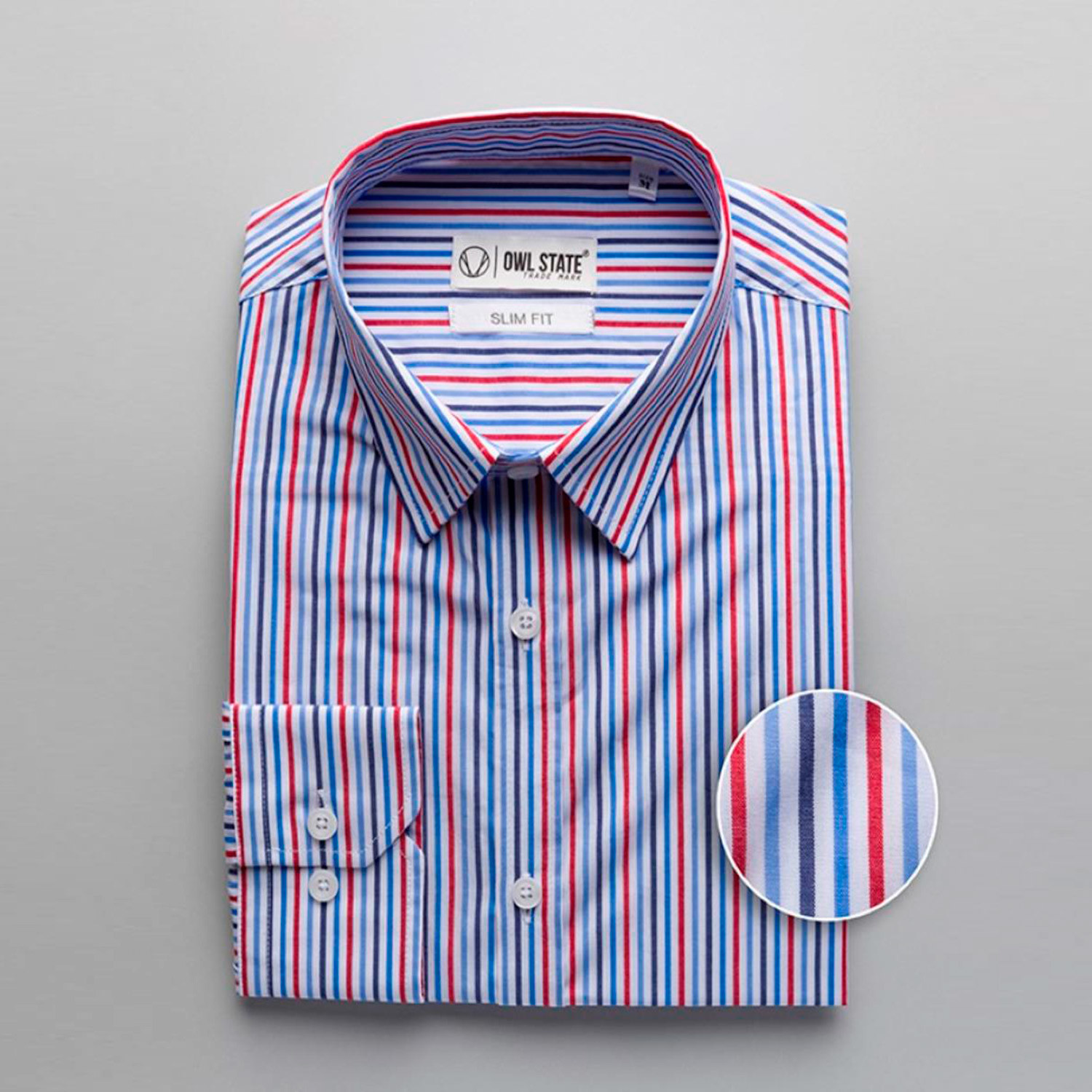 Lang Striped Slim Fit Dress Shirt // Multicolor (S) - O&J DAY FOREIGN ...