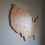 United States Cork Map