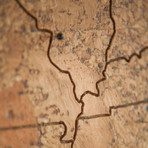 United States Cork Map