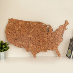 United States Cork Map