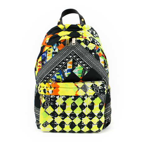 Pattern Backpack // Orange Back