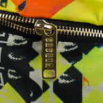 Versace Versus // Pattern Backpack // Yellow Back