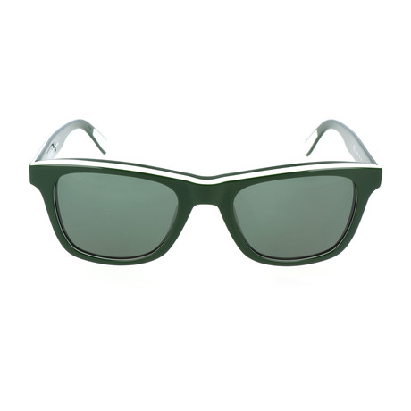 Dominic Sunglasses // White + Green