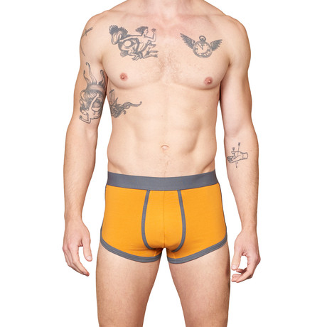 Boxer Briefs // Orange + Grey (S)