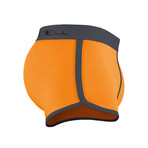 Boxer Briefs // Orange + Grey (M)