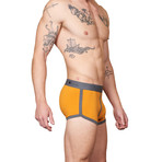 Boxer Briefs // Orange + Grey (M)