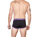 Boxer Briefs // Black + Purple (XL)