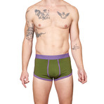 Boxer Briefs // Green + Purple (S)
