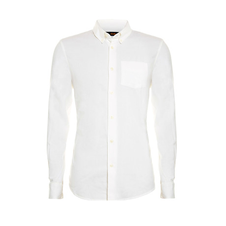 Merino Wool Lounge Shirt // White (XS)