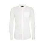 Merino Wool Lounge Shirt // White (L)