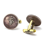 25 Pruta Coin Cufflink