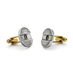 Asimon Coin Telephone Token Cufflink